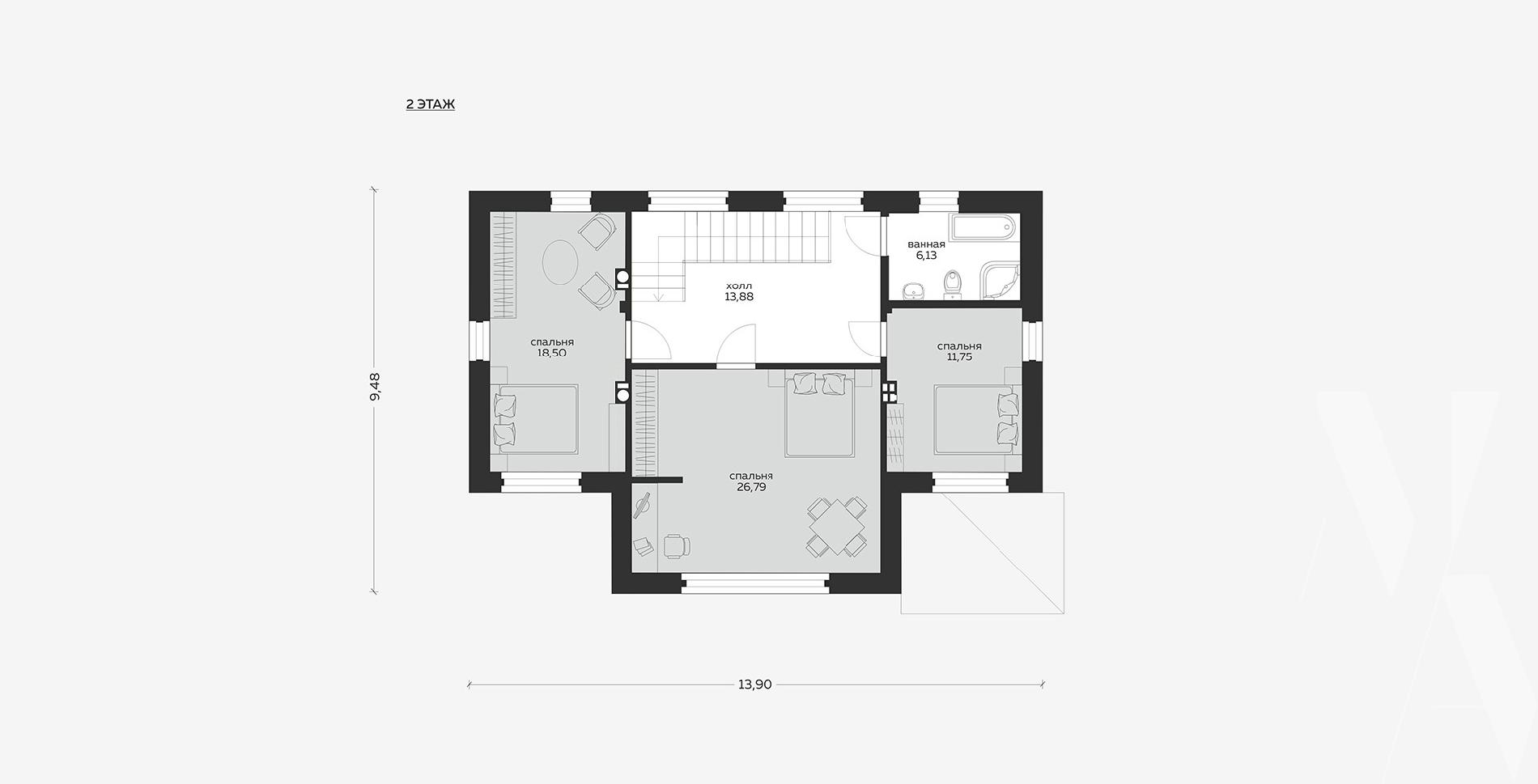 Планировка проекта дома №m-298 m-298_p (2).jpg